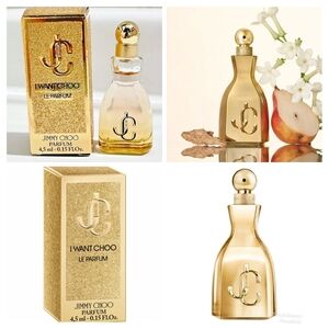 🍐Scent Need🍐BNIB Jimmy Choo I Want Choo Le Parfum 0.15 OZ EDP Travel Splash!!